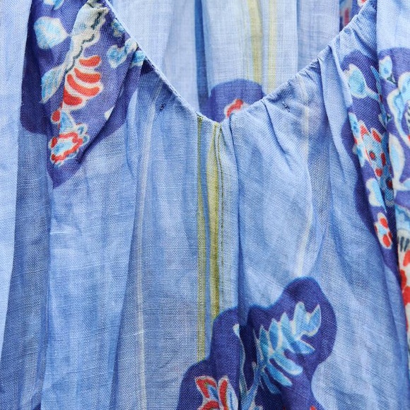 NEW ZARA PRINTED RAMIE TUNIC DRESS XS - Picture 5 of 13